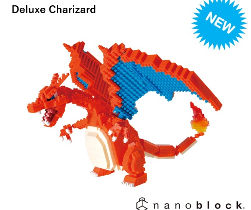 Charizard Deluxe Nanoblock In Stock!